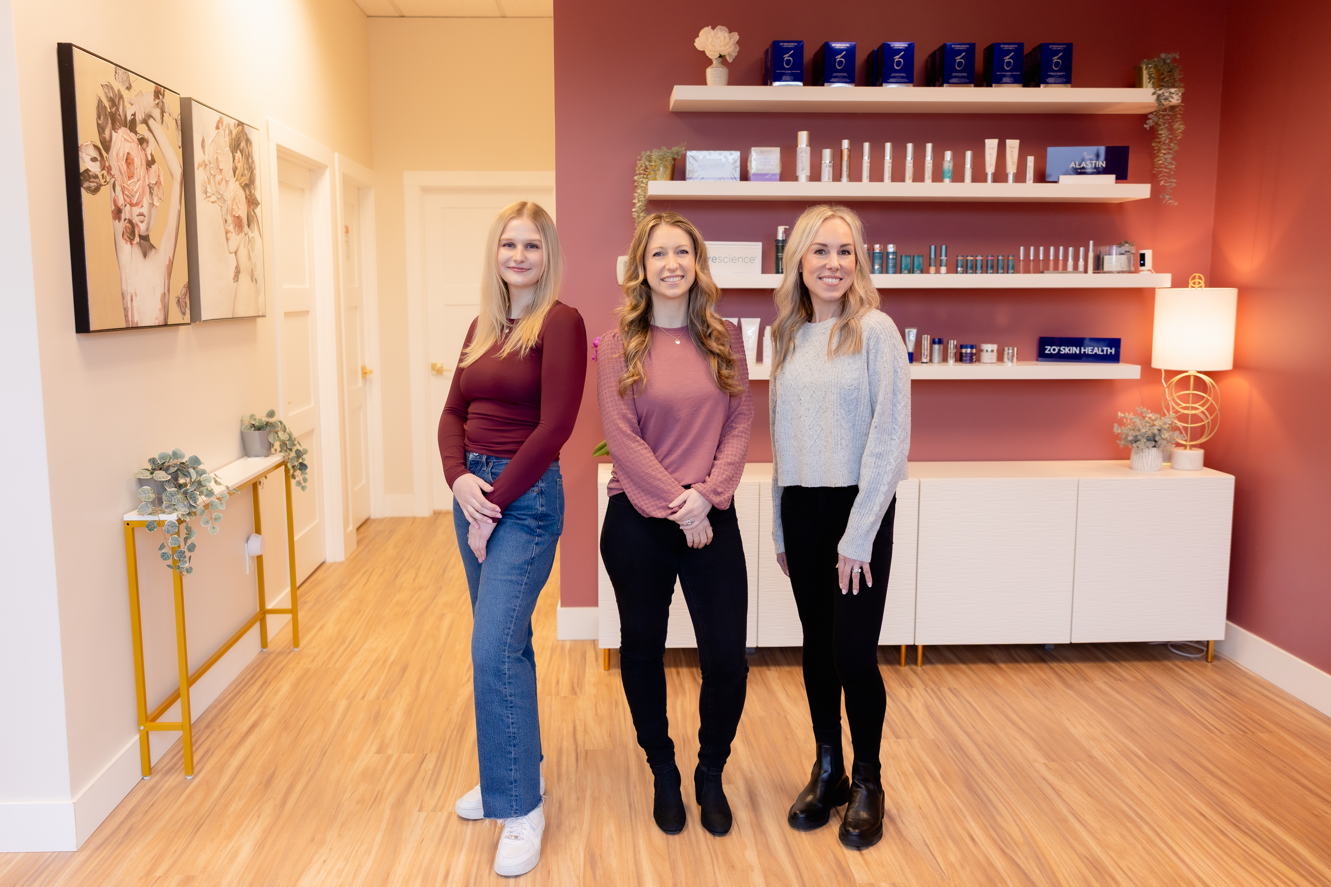 The Alpenglow Aesthetique team in the clinic